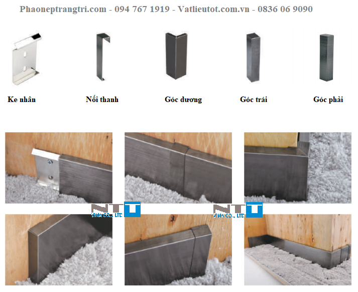 vat-lieu-trang-tri, nep-chan-tuong, phao-nep-chan-tuong, nep-nhom, nep-inox