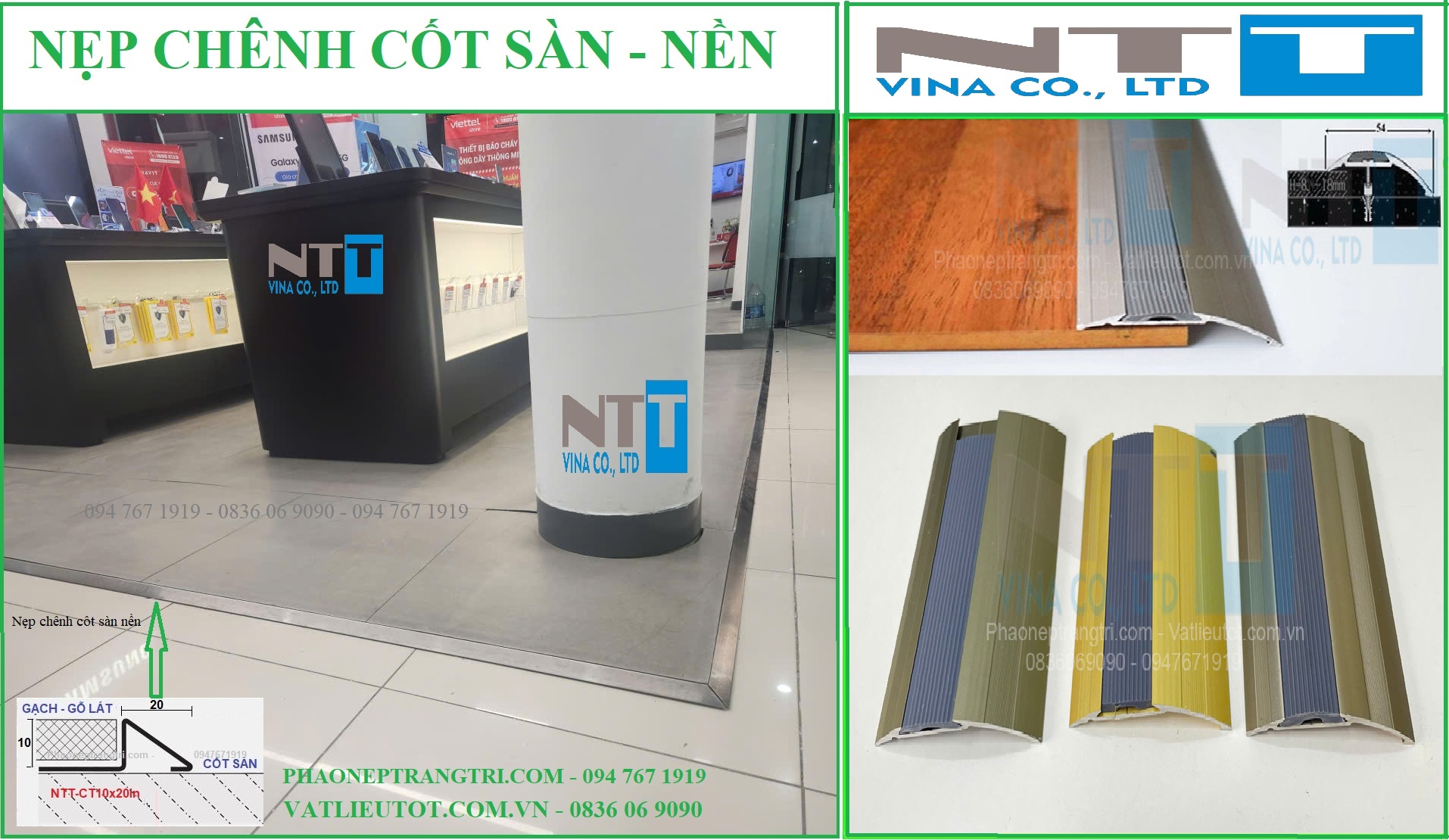 chenh-cot-san-nen, chen-cot-cao-thap, ket-thuc-san-go, ket-thuc-san-gach, phao-chan-tuong, khe-co-gian, khe-lun, khe-nhiet, inox-304, inox-khe-co-gian, khe-lun-nha-xuong, chan-tuong-gen-ta, nhua-sunshine, nhua-tg10, chenh-cot-inox-genta, phao-chan-tuong-genta, inox-jeca, inox-304-m13